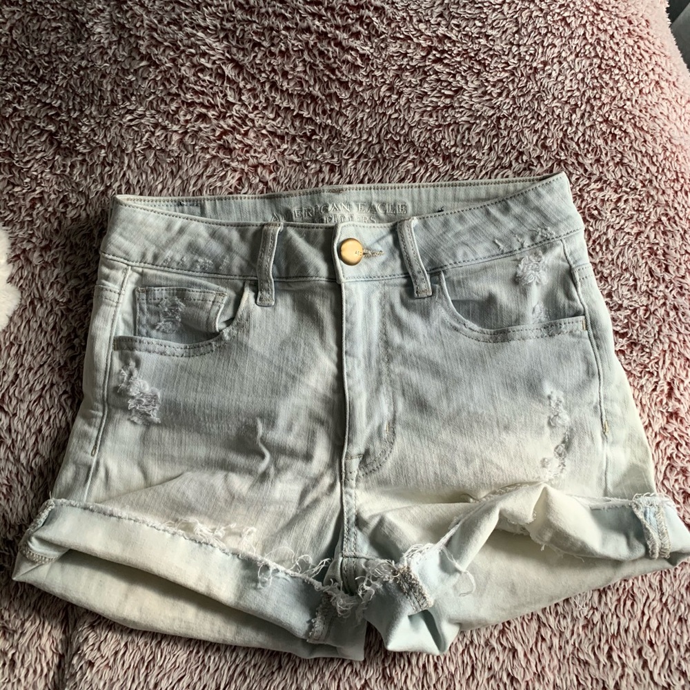 American Eagle hi rise shorts